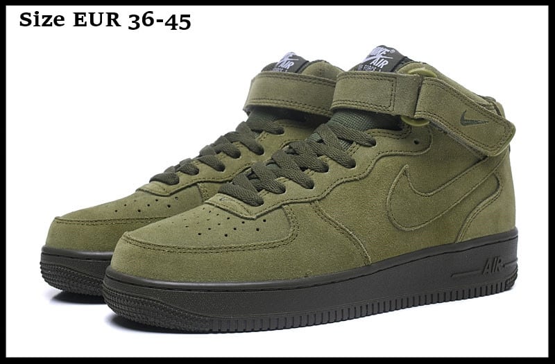 nike air force 1 mid olive