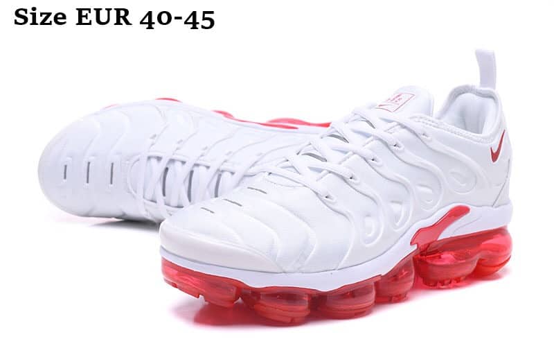 Nike Plus White Red — TrapXShop
