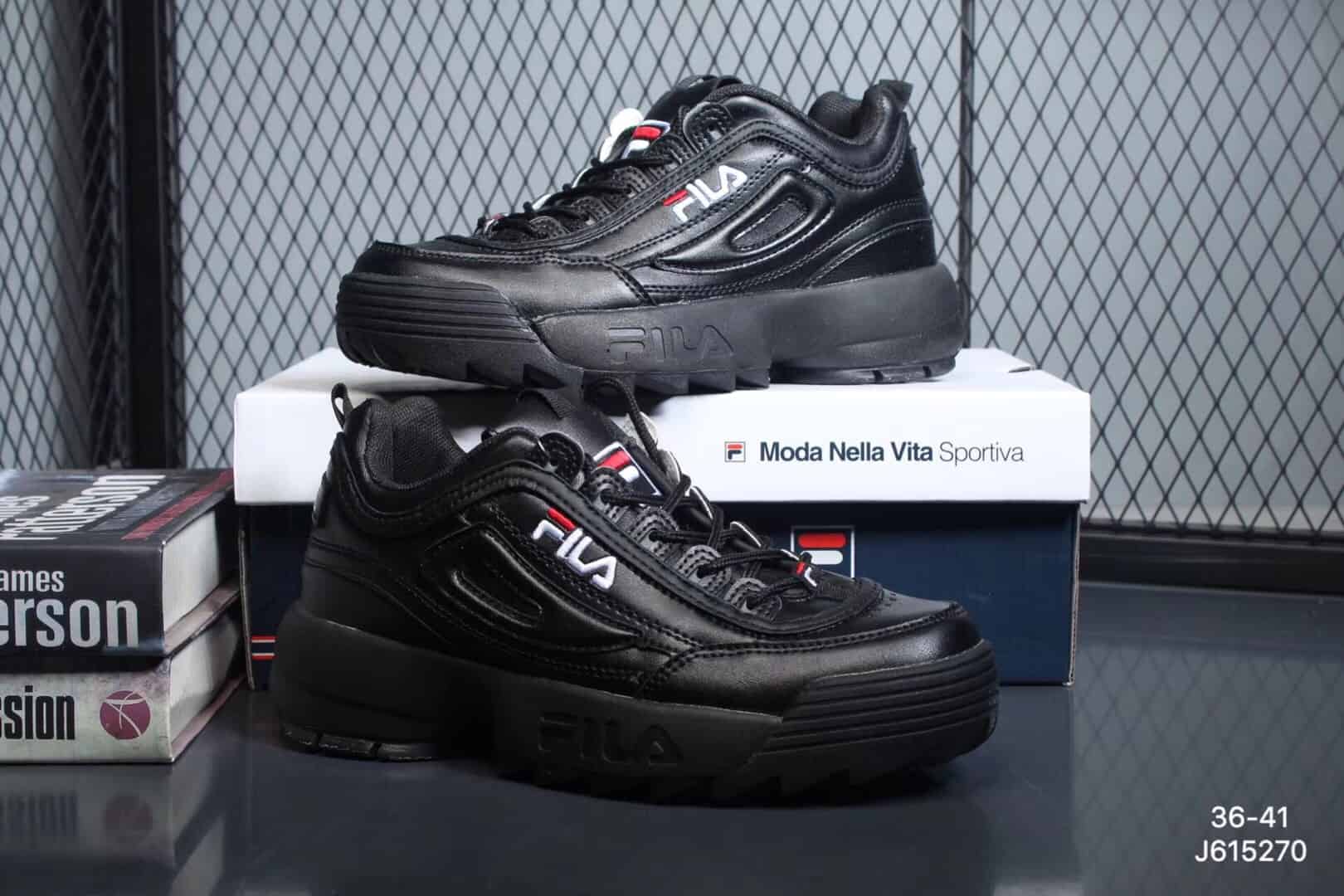 fila disruptor total black