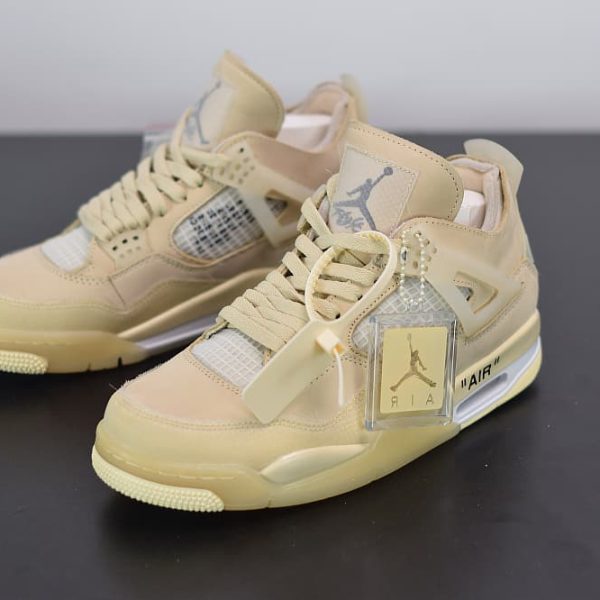 Nike Air Jordan 4 x Off-White Sail (OG 1:1)