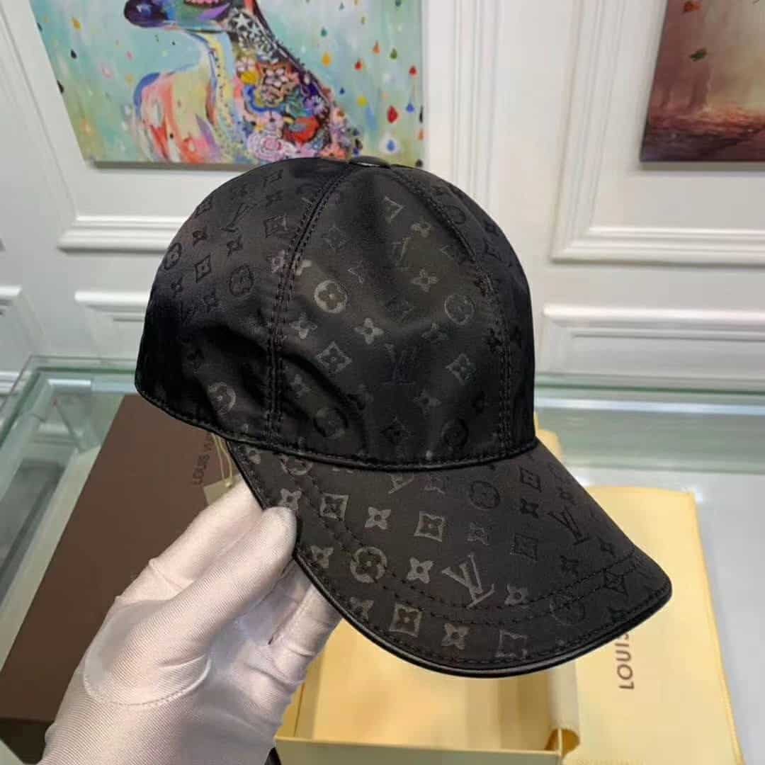 Gorra Louis Vuitton Negra Monograma Clasico