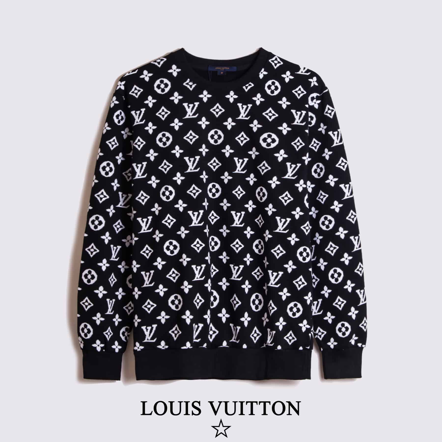 Sudadera Louis Vuitton National Park de algodón negro ref.899822