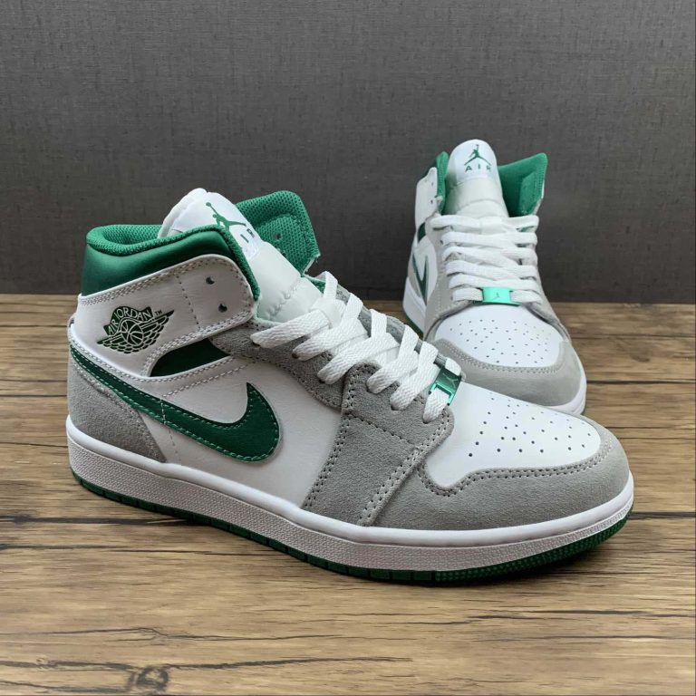 Nike Air Jordan 1 Mid Grey Green