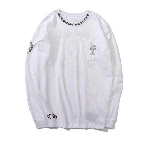 Camiseta Larga Chrome Hearts ZNQRFV (2COLORES)