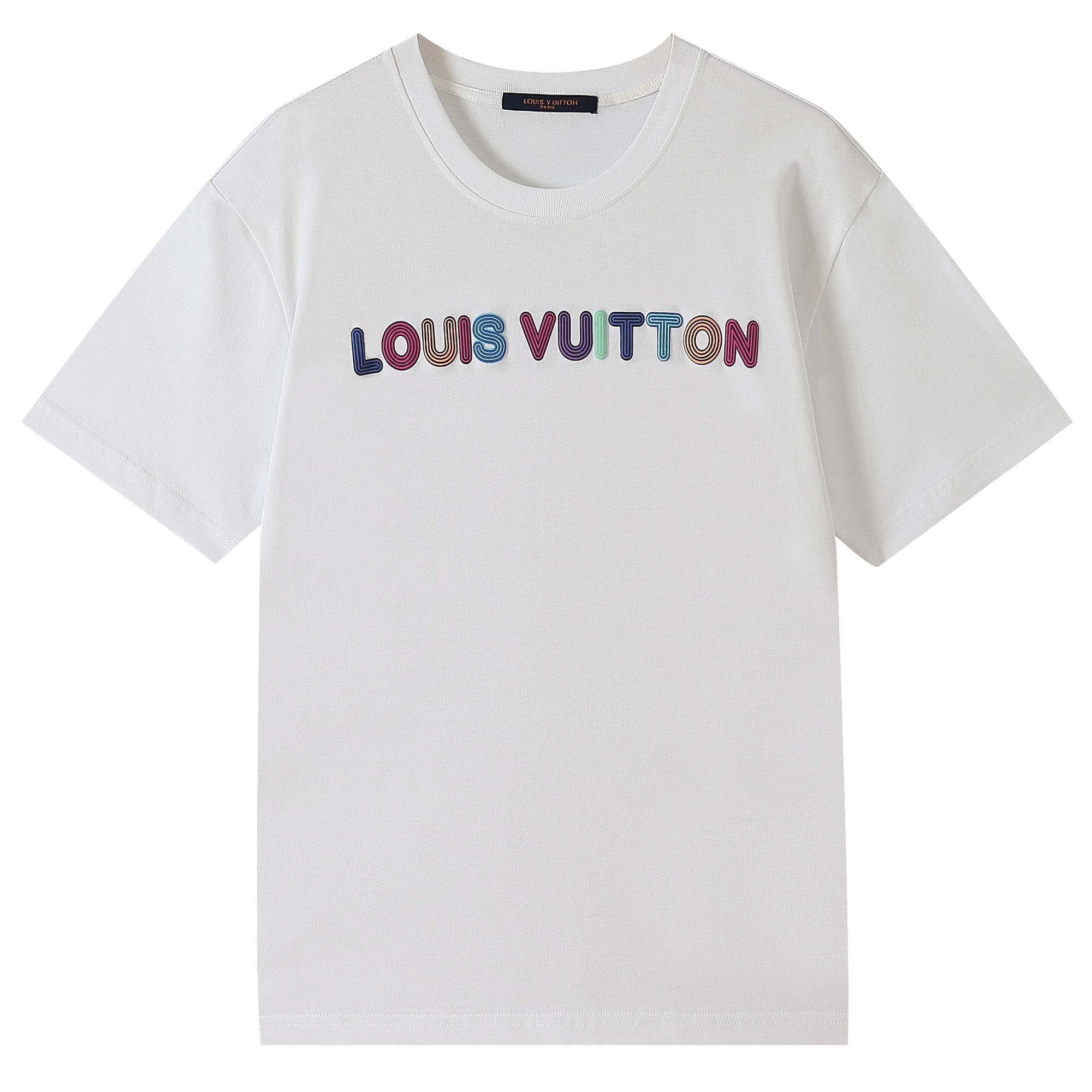 Réplica de Louis Vuitton Plane Logo camiseta blanca a la venta con