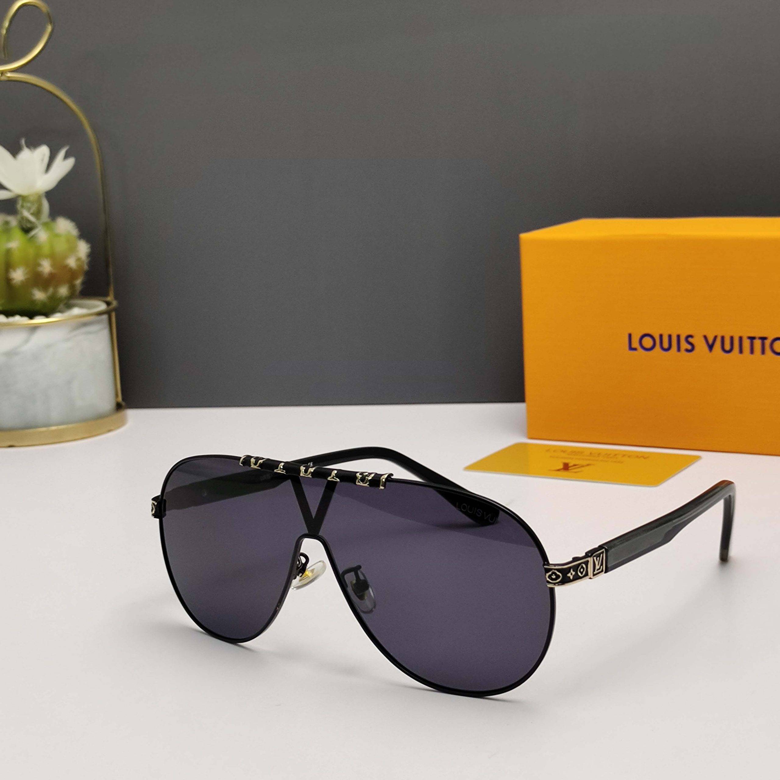 ▽ Lentes De Sol Polarizados De Moda Louis Vuitton 2021 Para Hombre Y Mujer  2038
