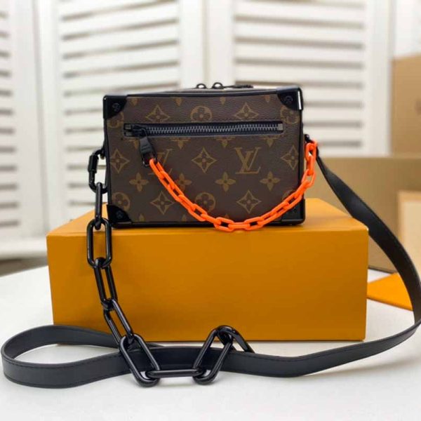 Bolso Louis Vuitton Mini Soft Trunk Monogram Brown Orange