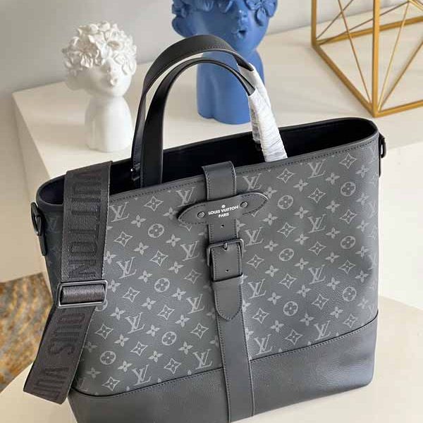 Bolso Louis Vuitton Saumur Tote Monogram Eclipse Canvas