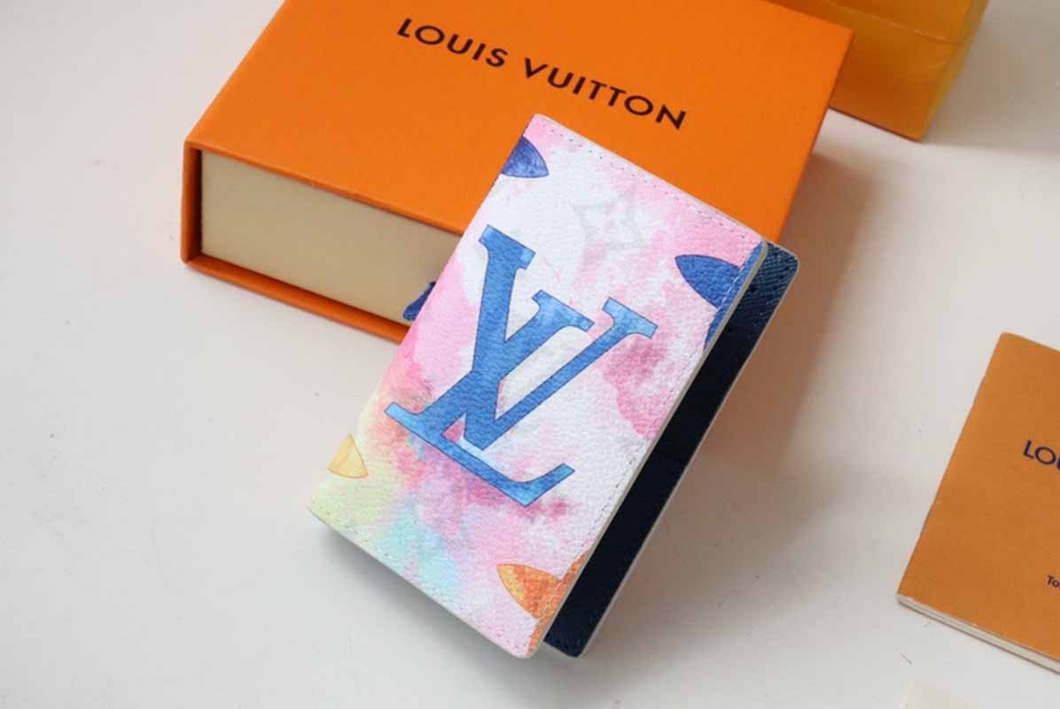 Louis Vuitton Pocket Organizer Monogram Watercolor MulticolorLouis