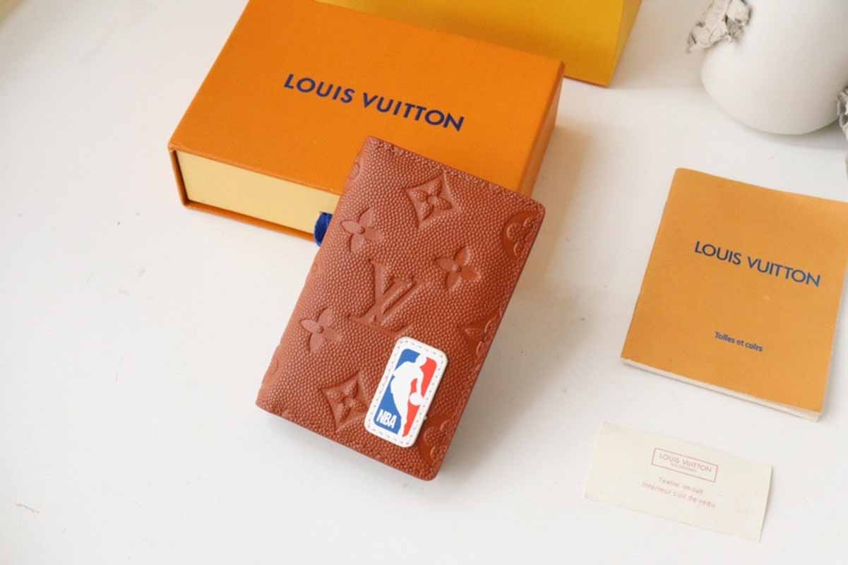 LOUIS VUITTON x NBA •POCKET ORGANIZER BROWN•