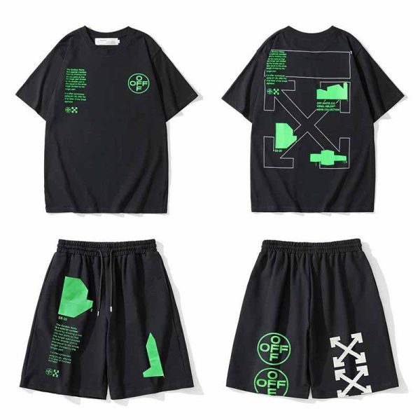 Conjunto Chandal Corto Off-White 45TYWB (2COLORES)