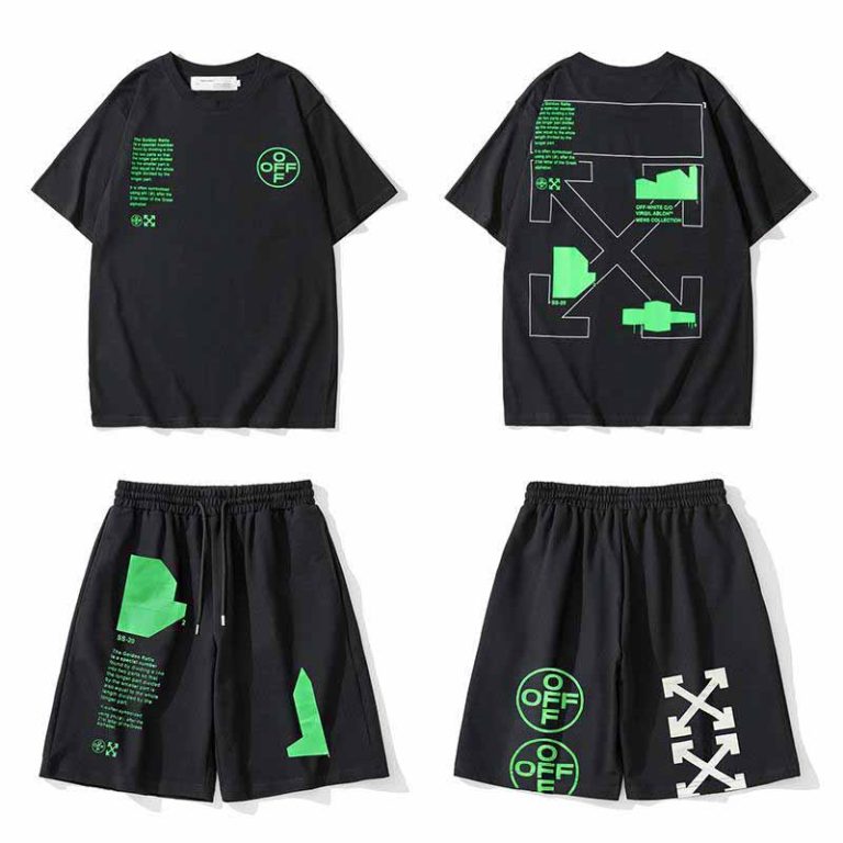 Conjunto Chandal Corto Off-White 45TYWB (2COLORES)