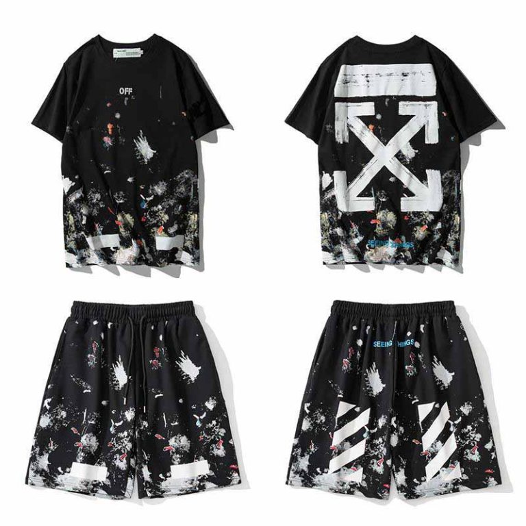 Conjunto Chandal Corto Off-White 688QGT