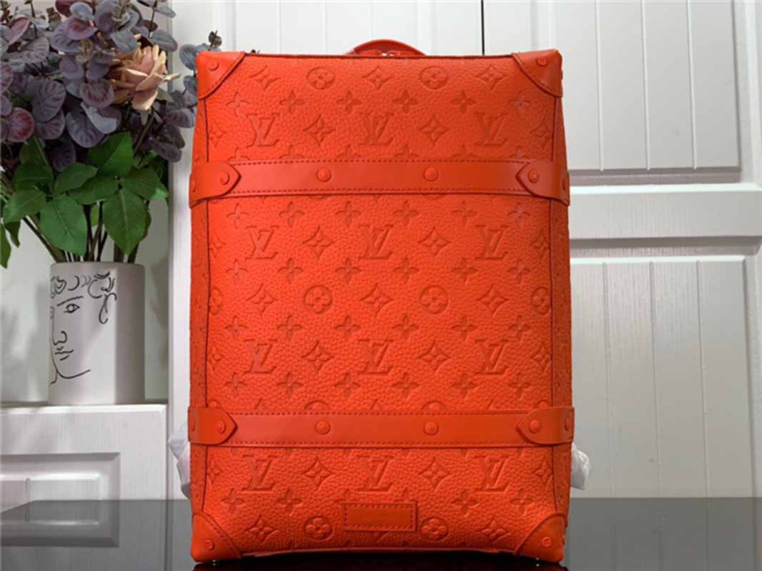 Louis Vuitton Soft Trunk Backpack Monogram Mca Orange