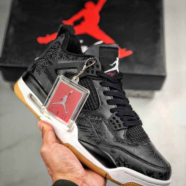 Air Jordan 4 Retro Laser Black Gum