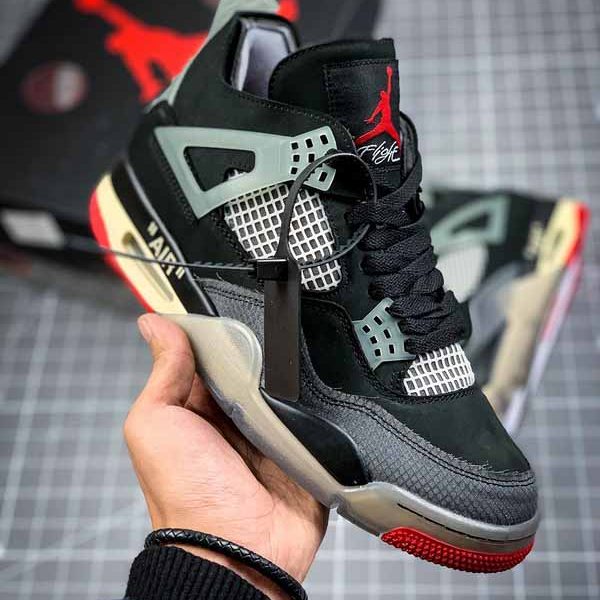Air Jordan 4 Retro x Off-White Bred