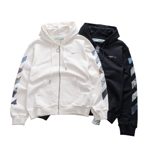 Sudadera Zipper Off-White PGRY53 (2COLORES)
