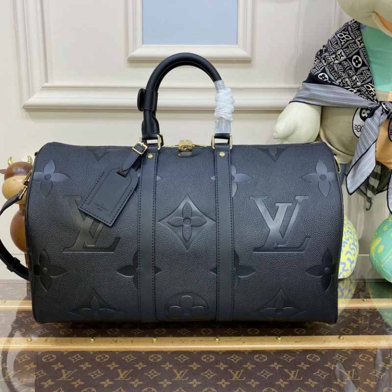 Bolso Louis Vuitton Keepall Bandouliere 45 Monogram Empreinte Leather