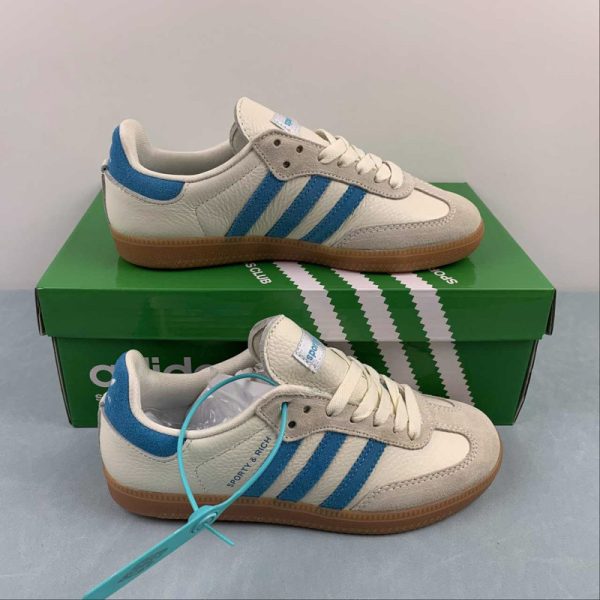 Adidas Samba OG Sporty & Rich Beige Blue