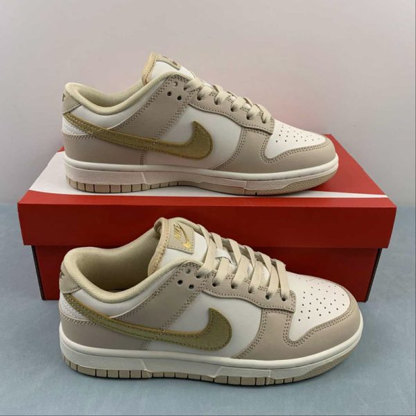 Nike Dunk Low Phantom Metallic Gold