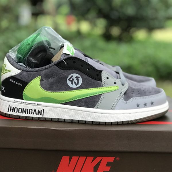 Travis Scott x Ken Block x  Nike Air Jordan 1 Low Hoonigan
