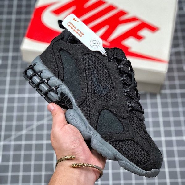 Nike Air Zoom Spiridon Cage 2 x Stussy Black
