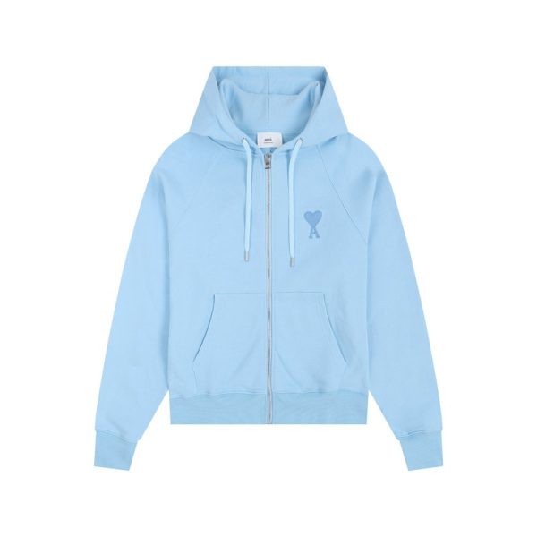 Sudadera Zipper Ami MFTVD4 (4COLORES)