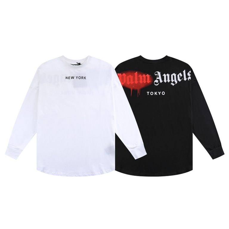 Camiseta Larga Palm Angels LSU934 (2COLORES)