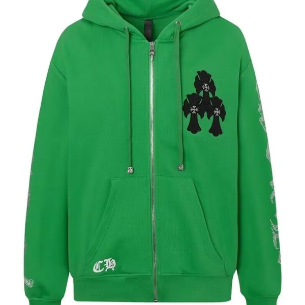 Sudadera Zipper Chrome Hearts A8XNGH