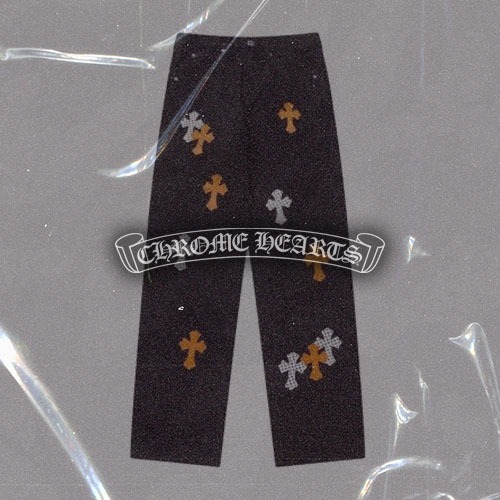 JEANS CHROME HEARTS