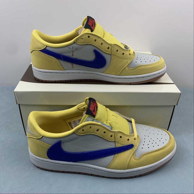 Travis Scott x Nike Air Jordan 1 Retro Low OG SP Canary