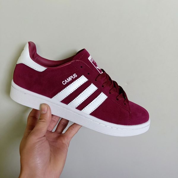 Adidas Originals Campus COLLEGIATE BURGUNDY FOOTWEAR WHITE CHALK WHITE CM1110