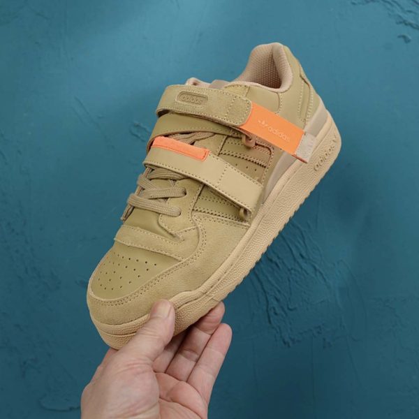 Adidas Originals Forum Low Strap TAUPE OXIDE TRUE ORANGE JPTNB2