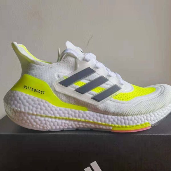 Adidas Ultraboost 21 WHITE SOLAR YELLOW MINRU