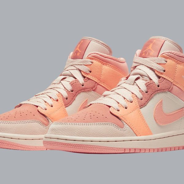 Air Jordan 1 Mid ''Apricot Orange''