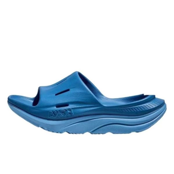 Hoka One One Ora Recovery Slide 3 Coastal Sky All Aboard