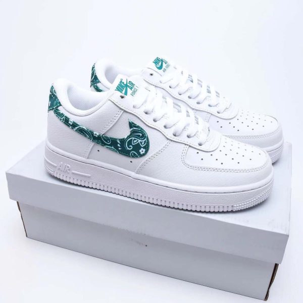 Nike Air Force 1 Green Paisley