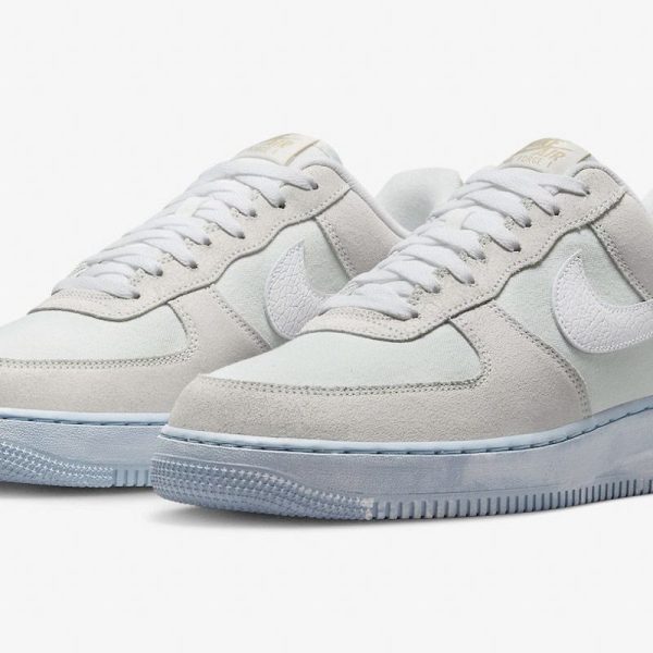 Nike Air Force 1 Low '07 LV8 EMB Summit White Blue Whisper