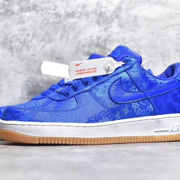 Nike Air Force 1 Low x Fragment x Clot Blue Silk