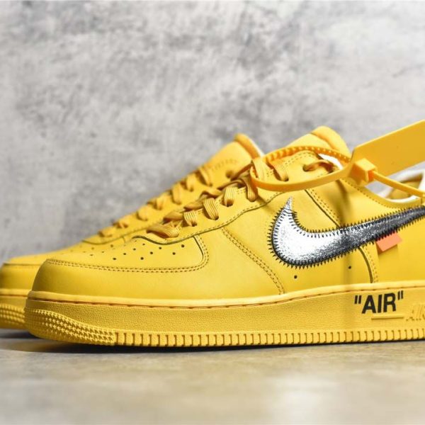 Nike Air Force 1 x OFF White University Gold