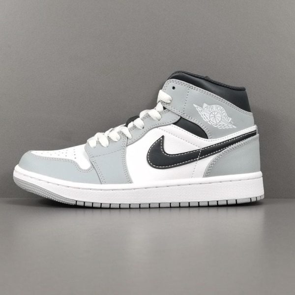Nike Air Jordan 1 Mid Light Smoke Grey Anthracite