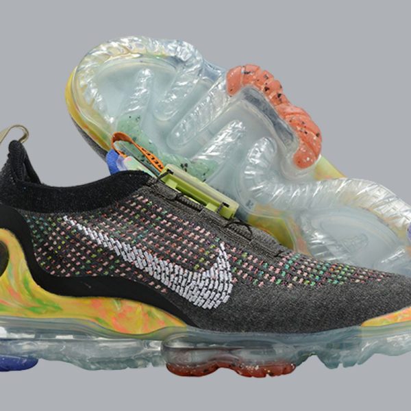 Nike Air VaporMax 2020 Flyknit ''White & Iron Grey & Multi-Color''