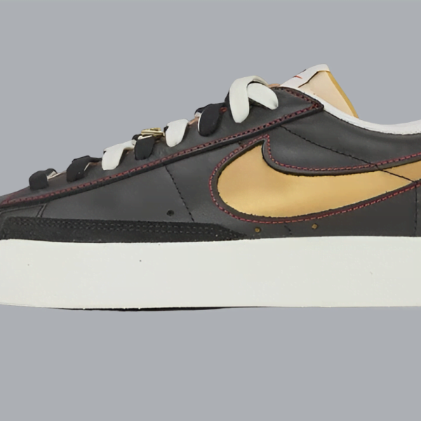 Nike Blazer Low 77 ''Black Natural Removable Swoosh''