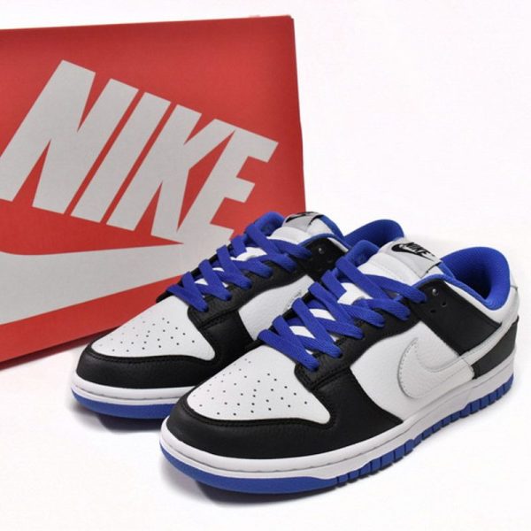Nike Dunk Low White Black Royal