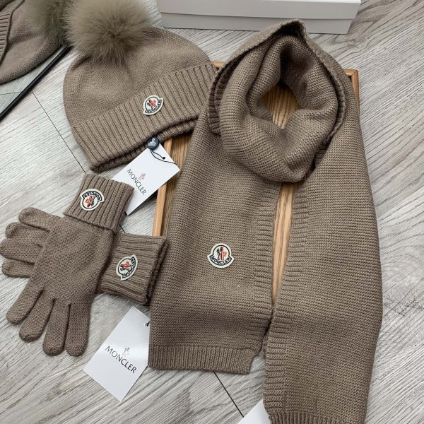 Kit Invierno Gorro Bufanda Guantes Moncler ZHE3XX