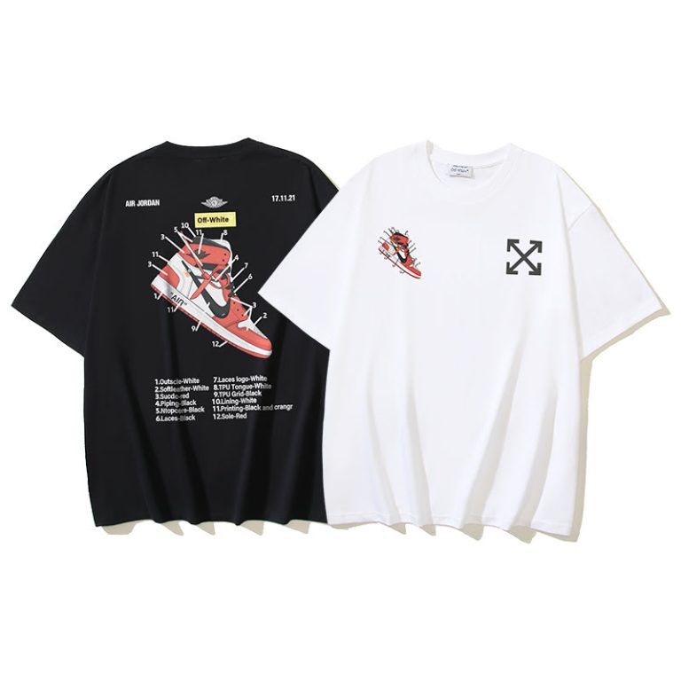Camiseta Off-White x Air Jordan H7J9F2 (2COLORES)