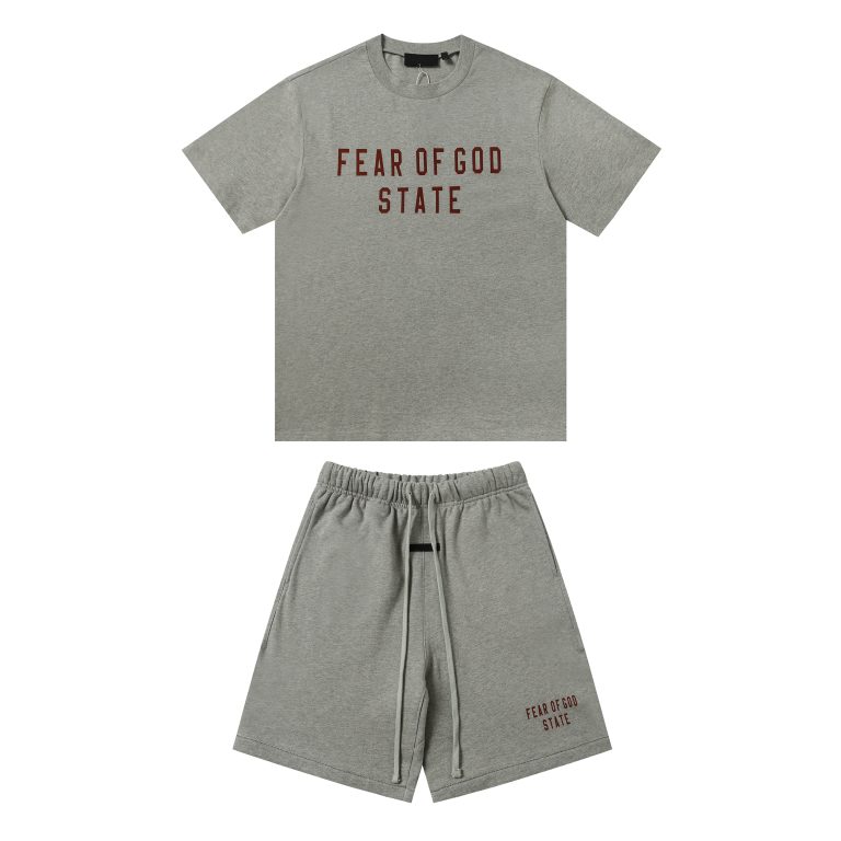 Conjunto Chandal Corto Fear of God Essentials H5N3R8