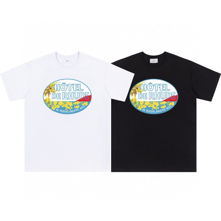 Camiseta Rhude U6P9CV (2COLORES)