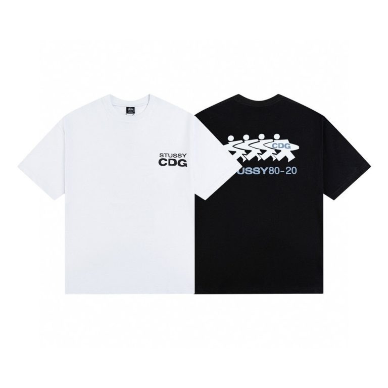 Camiseta Stussy x CDG J5Z9WL (2COLORES)