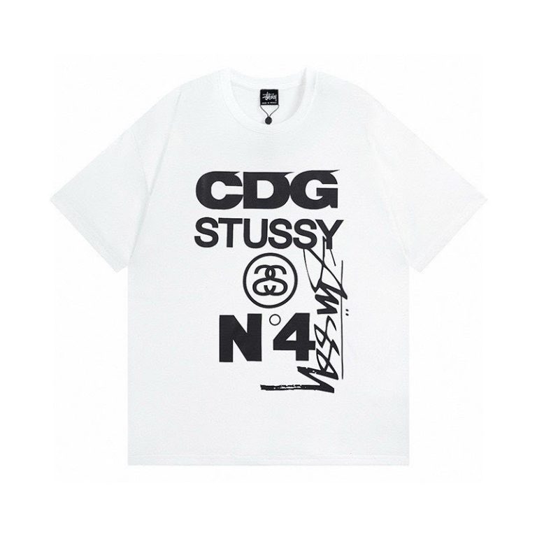 Camiseta Stussy x CDG Y6Z9WL (2COLORES)